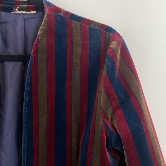Source Unknown Multicolor Striped Blazer - Picture 3 of 12